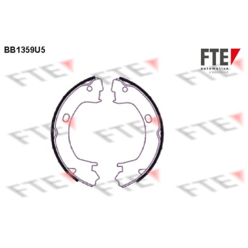 Bremsbackensatz, Feststellbremse FTE BB1359U5 f&uuml;r CHRYSLER, Hinterachse