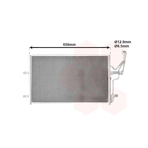Kondensator, Klimaanlage VAN WEZEL 27005186 f&uuml;r MAZDA