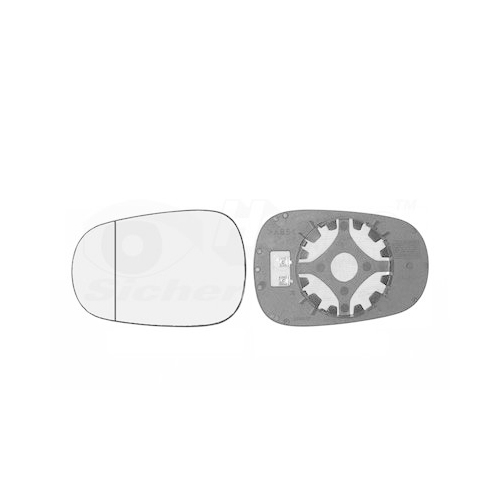 Spiegelglas, Au&szlig;enspiegel VAN WEZEL 4323837 * HAGUS * f&uuml;r RENAULT, links, rechts