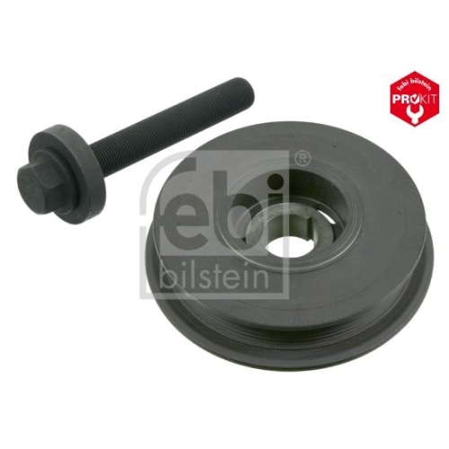 Febi Bilstein 33620 Riemenscheibe (entkoppelt) f&uuml;r Kurbelwelle, mit Schraube , 1 St&uuml;ck