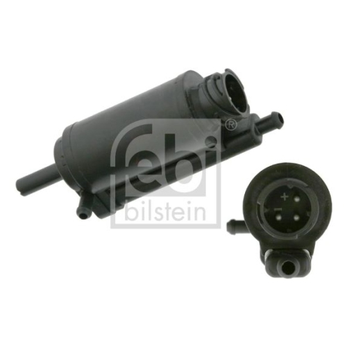 Febi Bilstein 24768 Waschwasserpumpe f&uuml;r Scheibenreinigungsanlage , 1 St&uuml;ck