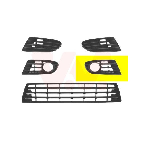 L&uuml;ftungsgitter, Sto&szlig;f&auml;nger VAN WEZEL 5895593 ** Equipart ** f&uuml;r VW, vorne links