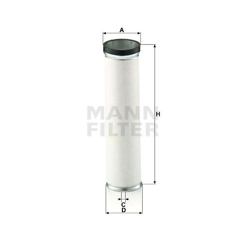 Sekund&auml;rluftfilter MANN-FILTER CF 830 f&uuml;r BOMAG LIEBHERR DEUTZ-FAHR SCHAEFF