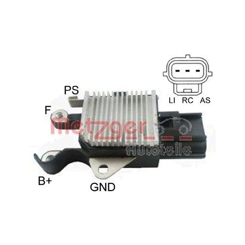 Generatorregler METZGER 2390033 f&uuml;r FORD