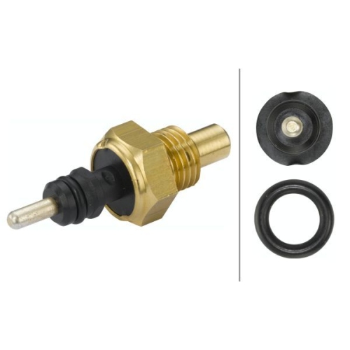 Sensor, K&uuml;hlmitteltemperatur HELLA 6PT 013 113-021 f&uuml;r EVOBUS, Wasserpumpe