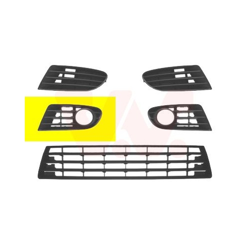 L&uuml;ftungsgitter, Sto&szlig;f&auml;nger VAN WEZEL 5895594 ** Equipart ** f&uuml;r VW, vorne rechts