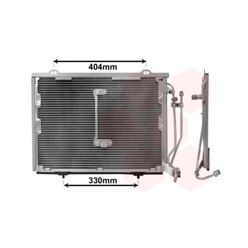 Kondensator, Klimaanlage VAN WEZEL 30005245 f&uuml;r MERCEDES-BENZ