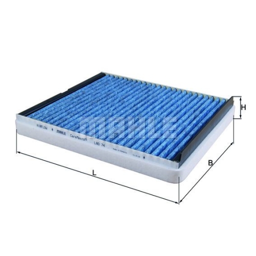 Filter, Innenraumluft KNECHT LAO 74 CareMetix&reg; f&uuml;r GMC OPEL VAUXHALL