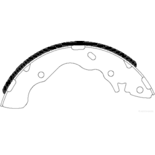 Bremsbackensatz HERTH+BUSS JAKOPARTS J3500528 f&uuml;r HYUNDAI KIA REGAL RAPTOR MC