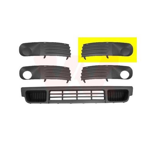 L&uuml;ftungsgitter, Sto&szlig;f&auml;nger VAN WEZEL 5896591 ** Equipart ** f&uuml;r VW, vorne links