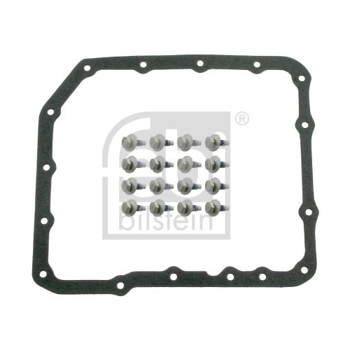 Febi Bilstein 27571 &Ouml;lwannendichtung f&uuml;r Automatikgetriebe, mit Schrauben , 1 St&uuml;ck