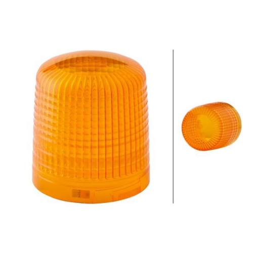 Lichtscheibe, Rundumkennleuchte HELLA 9EL 862 141-001 f&uuml;r AEBI DAF IVECO MAN