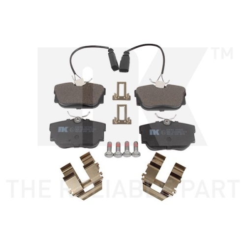 Bremsbelagsatz, Scheibenbremse NK 224753 f&uuml;r FORD SEAT VW, Hinterachse