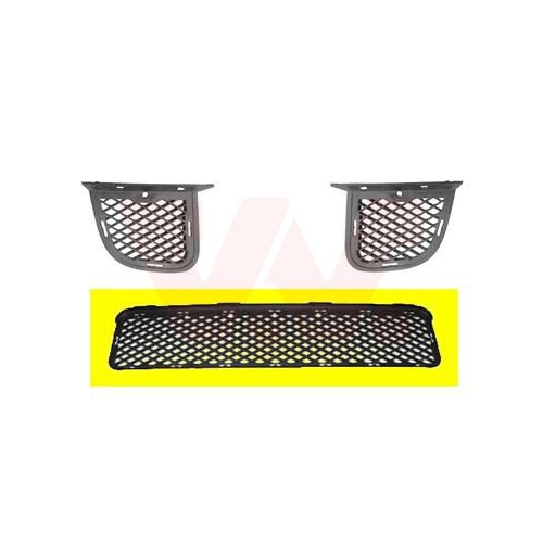 L&uuml;ftungsgitter, Sto&szlig;f&auml;nger VAN WEZEL 8267590 f&uuml;r HYUNDAI, vorne
