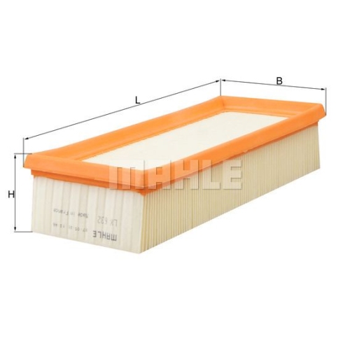 Luftfilter KNECHT LX 632 f&uuml;r GMC ROVER