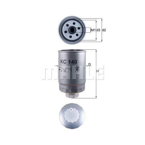 Kraftstofffilter KNECHT KC 140 f&uuml;r CHRYSLER CITRO&Euml;N FIAT PEUGEOT KIA