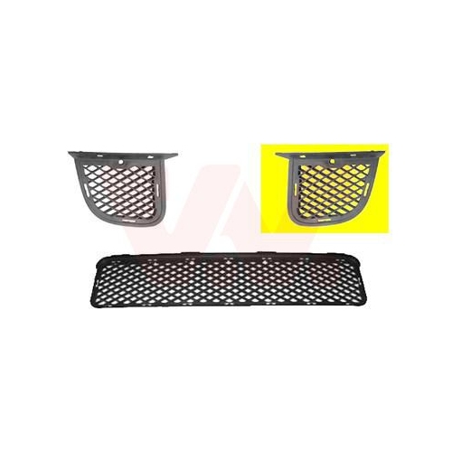 L&uuml;ftungsgitter, Sto&szlig;f&auml;nger VAN WEZEL 8267591 f&uuml;r HYUNDAI, vorne links