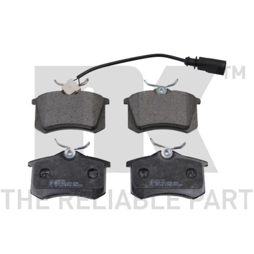 Bremsbelagsatz, Scheibenbremse NK 224755 f&uuml;r FORD SEAT VW, Hinterachse