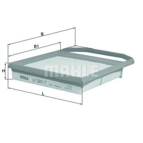 Luftfilter KNECHT LX 2841/7 f&uuml;r MERCEDES-BENZ