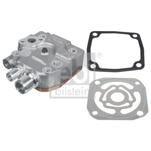 Febi Bilstein 44163 Zylinderkopf f&uuml;r Luftpresser, mit Ventilplatte , 1 St&uuml;ck