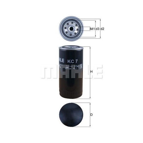 Kraftstofffilter KNECHT KC 7 f&uuml;r DAF FORD GMC FODEN TRUCKS