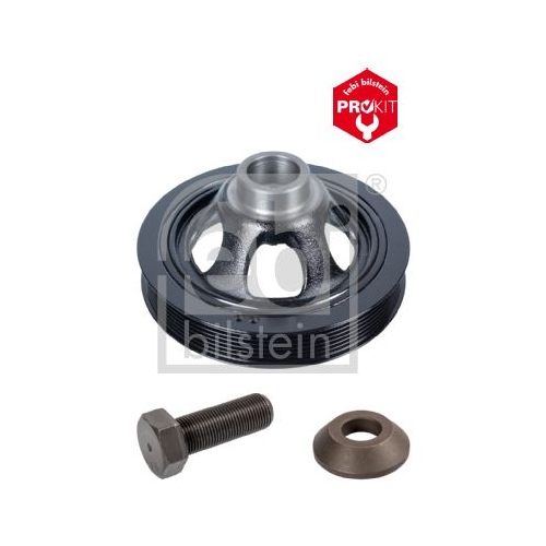 Febi Bilstein 171925 Riemenscheibe f&uuml;r Kurbelwelle, mit Schraube und Scheibe, 1 St&uuml;ck