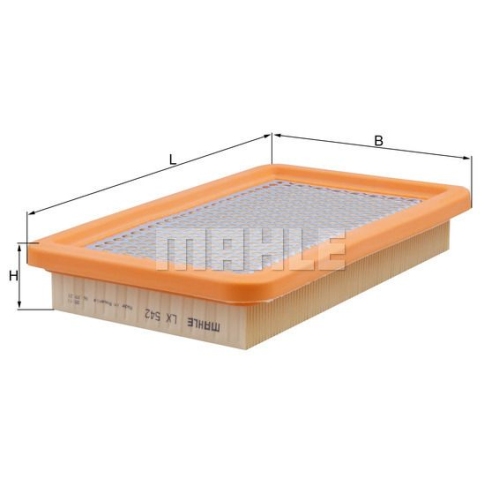 Luftfilter KNECHT LX 542 f&uuml;r FORD MAZDA