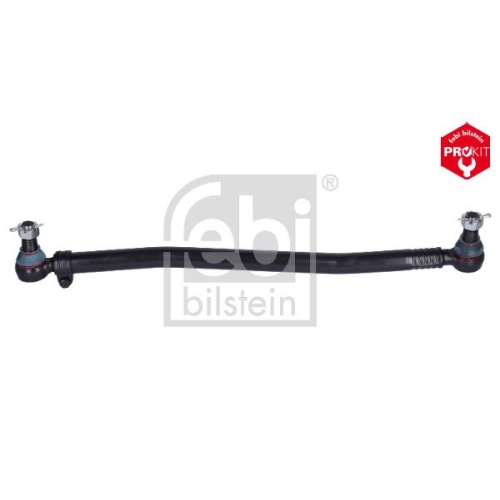 Febi Bilstein 08244 Lenkstange mit Kronenmuttern und Splinten, vom Lenkgetriebe zur 1. Vorderachse , 1 St&uuml;ck