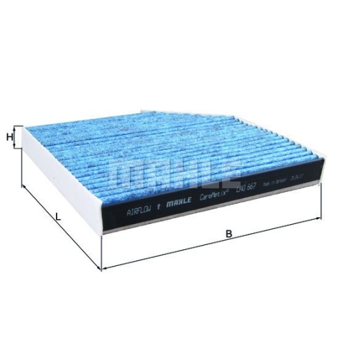 Filter, Innenraumluft KNECHT LAO 667 CareMetix&reg; f&uuml;r VAG