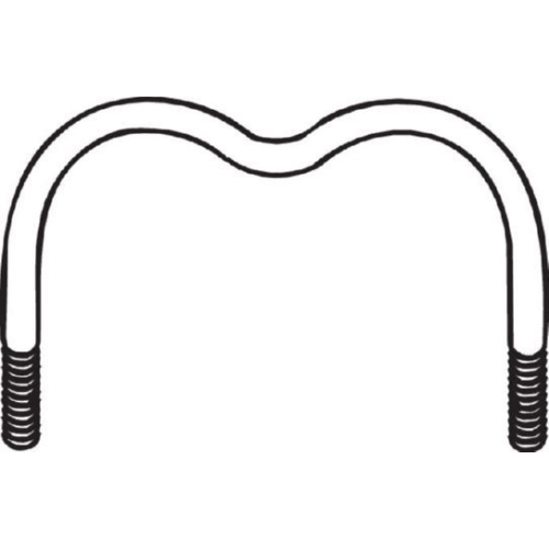 Halter, Abgasanlage BOSAL 251-087 f&uuml;r MERCEDES-BENZ
