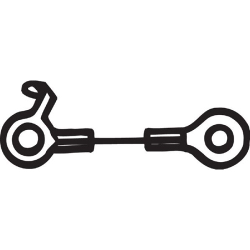 Halter, Abgasanlage BOSAL 251-090 f&uuml;r TOYOTA