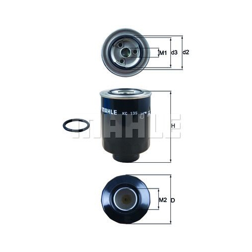 Kraftstofffilter KNECHT KC 135D f&uuml;r FORD TOYOTA
