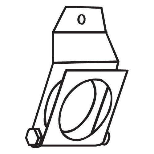 Halter, Abgasanlage BOSAL 251-159 f&uuml;r MERCEDES-BENZ