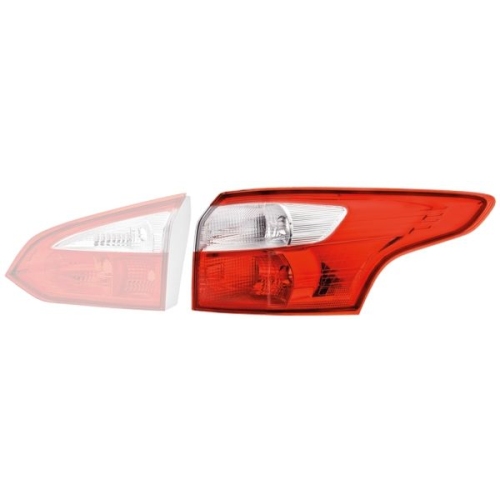 Heckleuchte HELLA 2VA 354 995-121 f&uuml;r FORD, rechts