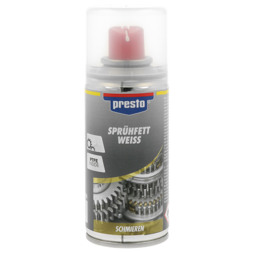 Fett PRESTO 429798 Spr&uuml;hfett wei&szlig; 150ml