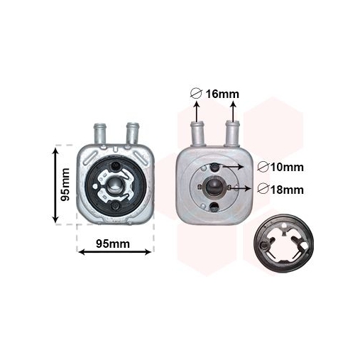 &Ouml;lk&uuml;hler, Motor&ouml;l VAN WEZEL 58003086 *** IR PLUS *** f&uuml;r VW