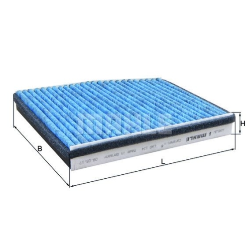 Filter, Innenraumluft KNECHT LAO 124 CareMetix&reg; f&uuml;r FIAT