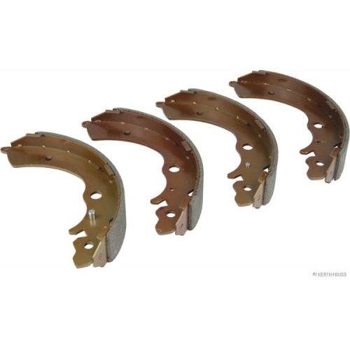 Bremsbackensatz HERTH+BUSS JAKOPARTS J3504011 f&uuml;r HONDA SUZUKI, Hinterachse