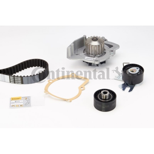 Wasserpumpe + Zahnriemensatz CONTINENTAL CTAM CT1091WP1 f&uuml;r CITRO&Euml;N FIAT FORD