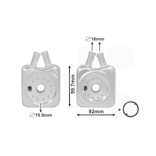 &Ouml;lk&uuml;hler, Motor&ouml;l VAN WEZEL 58003215 *** IR PLUS *** f&uuml;r VW