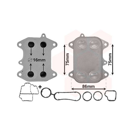&Ouml;lk&uuml;hler, Motor&ouml;l VAN WEZEL 58013700 *** IR PLUS *** f&uuml;r VW