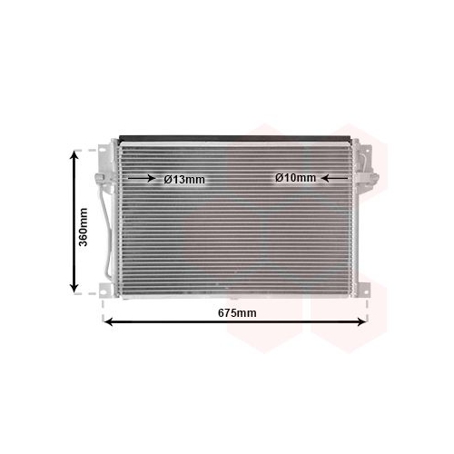 Kondensator, Klimaanlage VAN WEZEL 59005077 f&uuml;r VOLVO