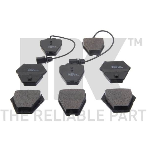 Bremsbelagsatz, Scheibenbremse NK 224780 f&uuml;r AUDI VW, Vorderachse