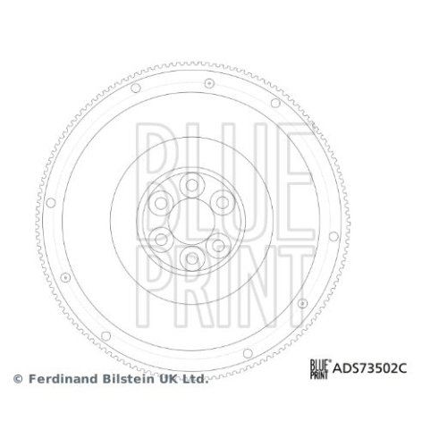 Blue Print 1x ADS73502CBP Einmassenschwungrad
