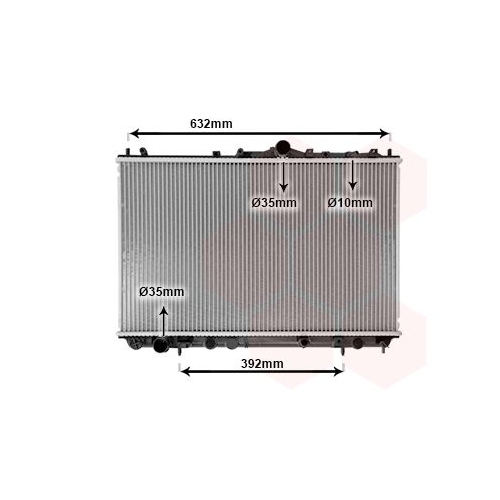 K&uuml;hler, Motork&uuml;hlung VAN WEZEL 59002124 f&uuml;r VOLVO