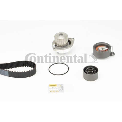 Wasserpumpe + Zahnriemensatz CONTINENTAL CTAM CT1065WP1 f&uuml;r PEUGEOT