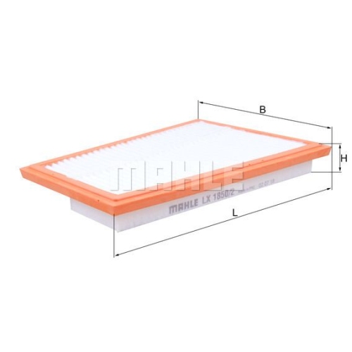 Luftfilter KNECHT LX 1850/2 f&uuml;r MERCEDES-BENZ, rechts