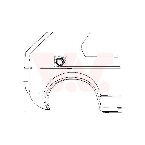 Seitenwand VAN WEZEL 5810190 f&uuml;r, hinten