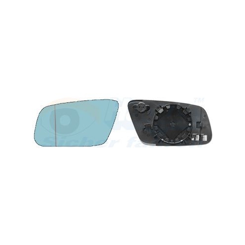 Spiegelglas, Au&szlig;enspiegel VAN WEZEL 0331837 * HAGUS * f&uuml;r AUDI, links