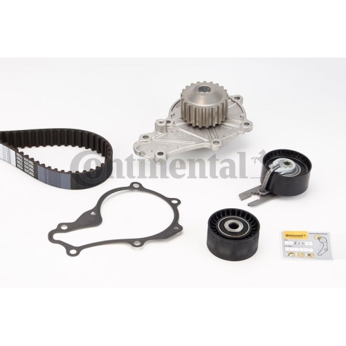Wasserpumpe + Zahnriemensatz CONTINENTAL CTAM CT1063WP2 f&uuml;r CITRO&Euml;N FORD PEUGEOT